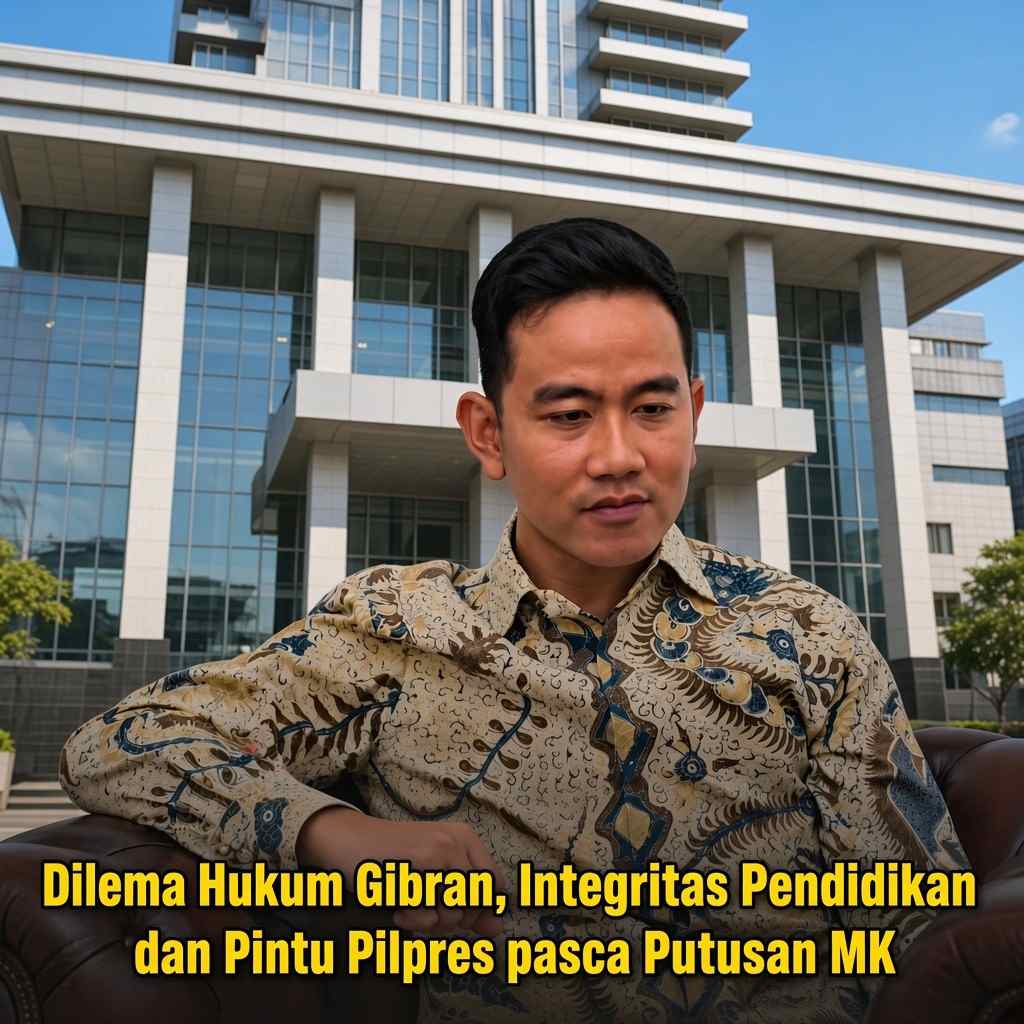 Dilema Hukum Gibran, Integritas Pendidikan dan Pintu Pilpres pasca Putusan MK