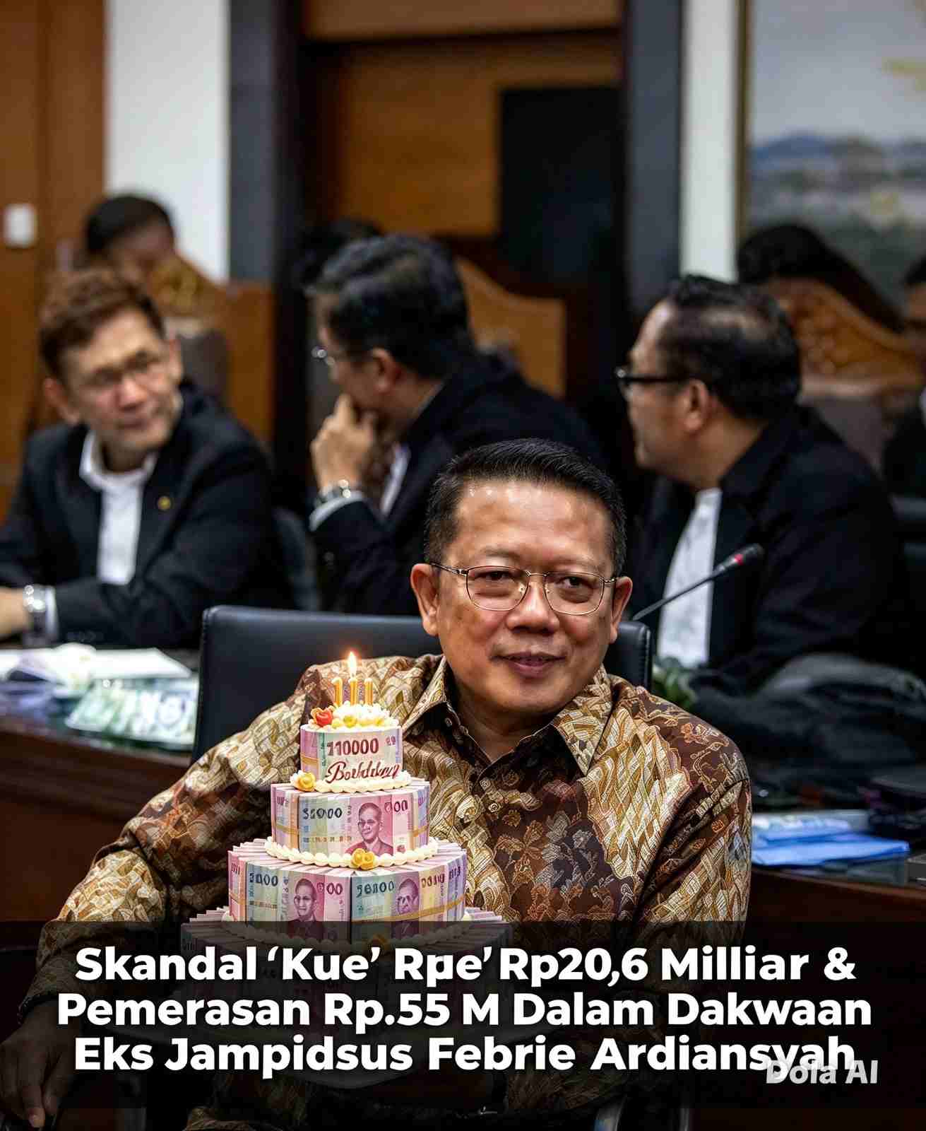 Skandal "Kue" Rp20,6 Miliar & Pemerasan Rp.55 M Dalam Dakwaan Eks Jampidsus Febrie Ardiansyah
