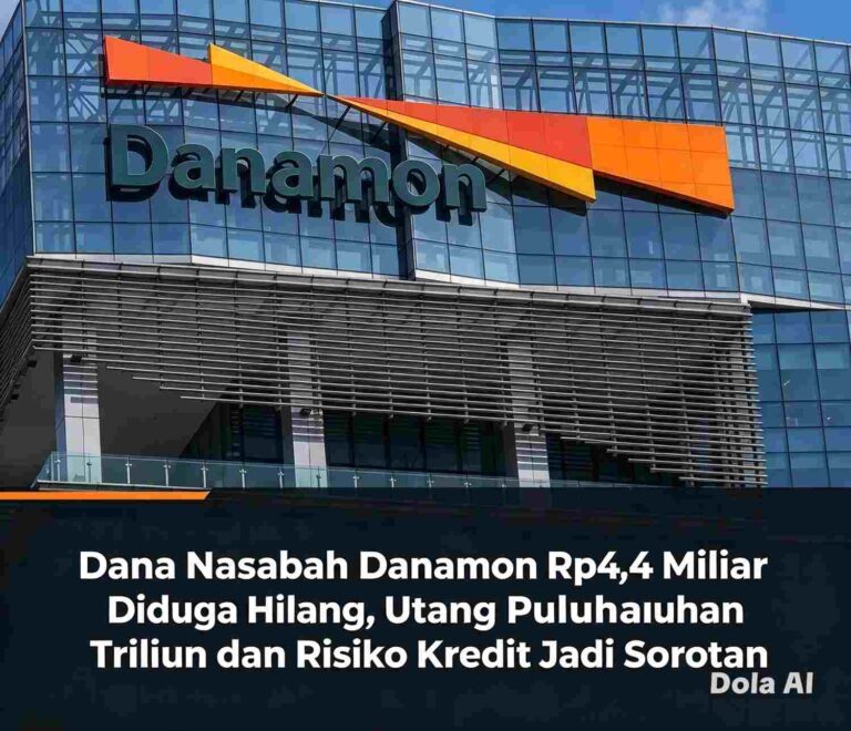 Dana Nasabah Danamon Rp4,4 Miliar Diduga Hilang, Utang Puluhan Triliun dan Risiko Kredit Jadi Sorotan