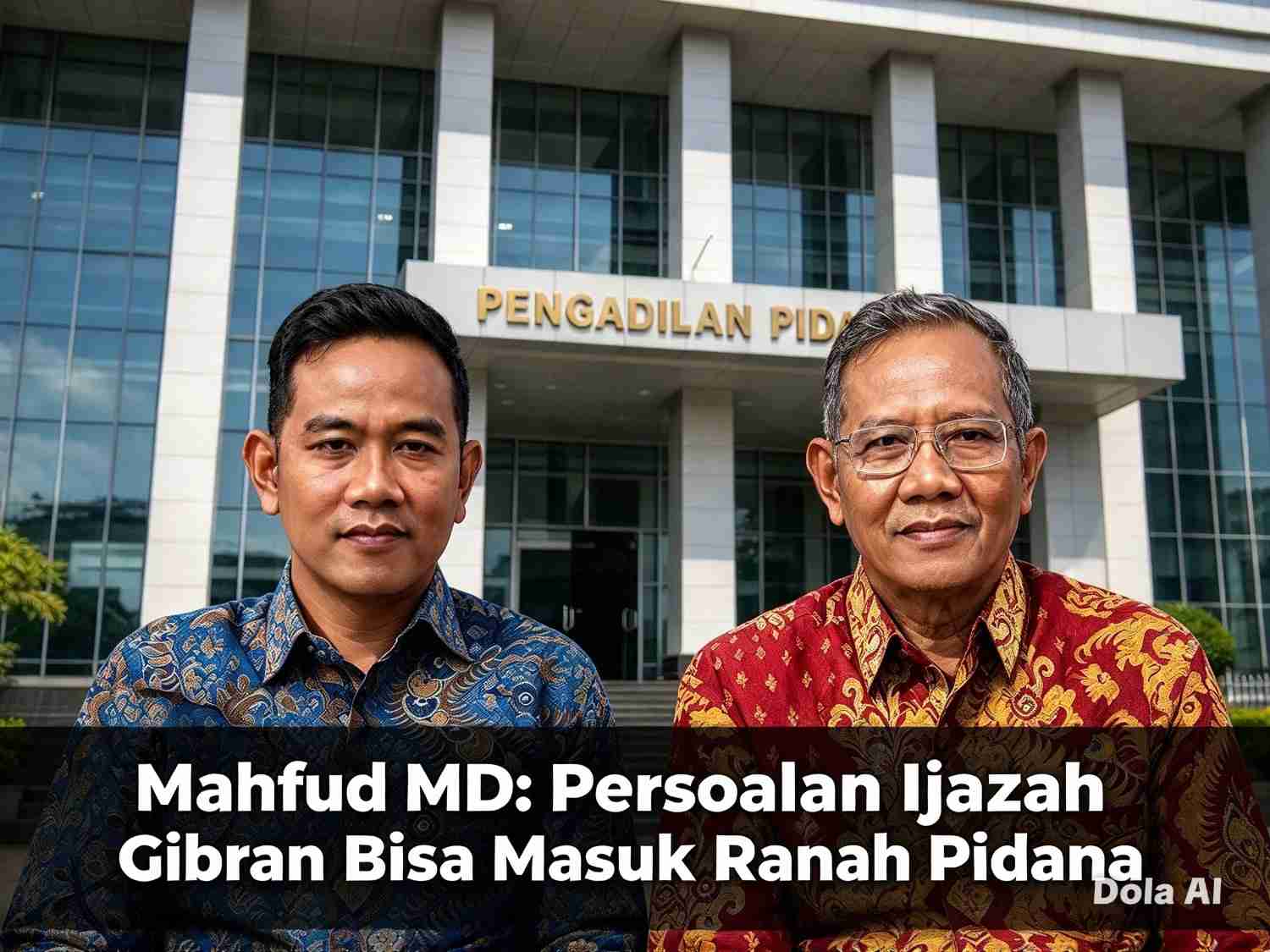 Mahfud MD: Persoalan Ijazah Gibran Bisa Masuk Ranah Pidana