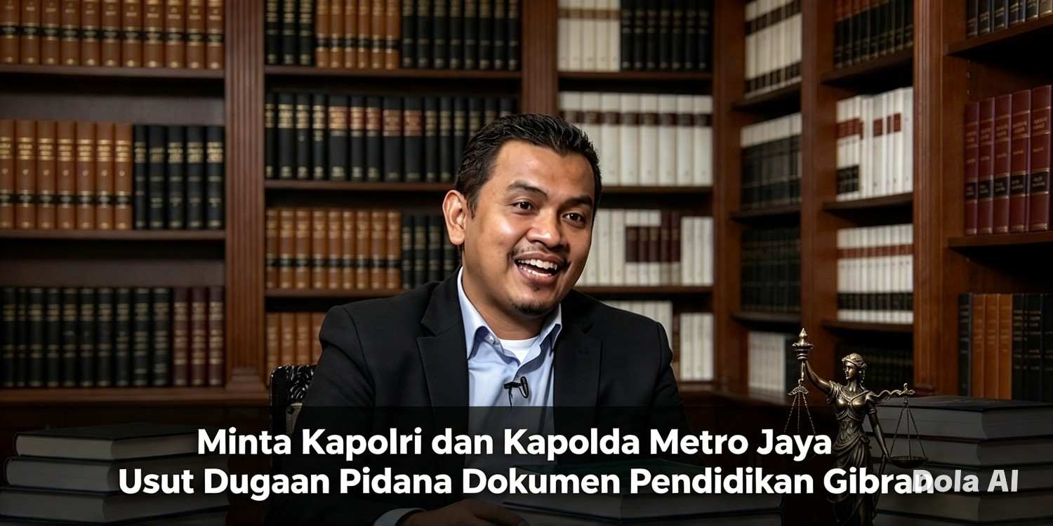 DPP API Minta Kapolri dan Kapolda Metro Jaya Usut Dugaan Pidana Dokumen Pendidikan Gibran
