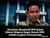 Direktur Eksekutif IPO Sebut Gibran Wapres Ilegal, Desak DPR Ambil Langkah Pemakzulan