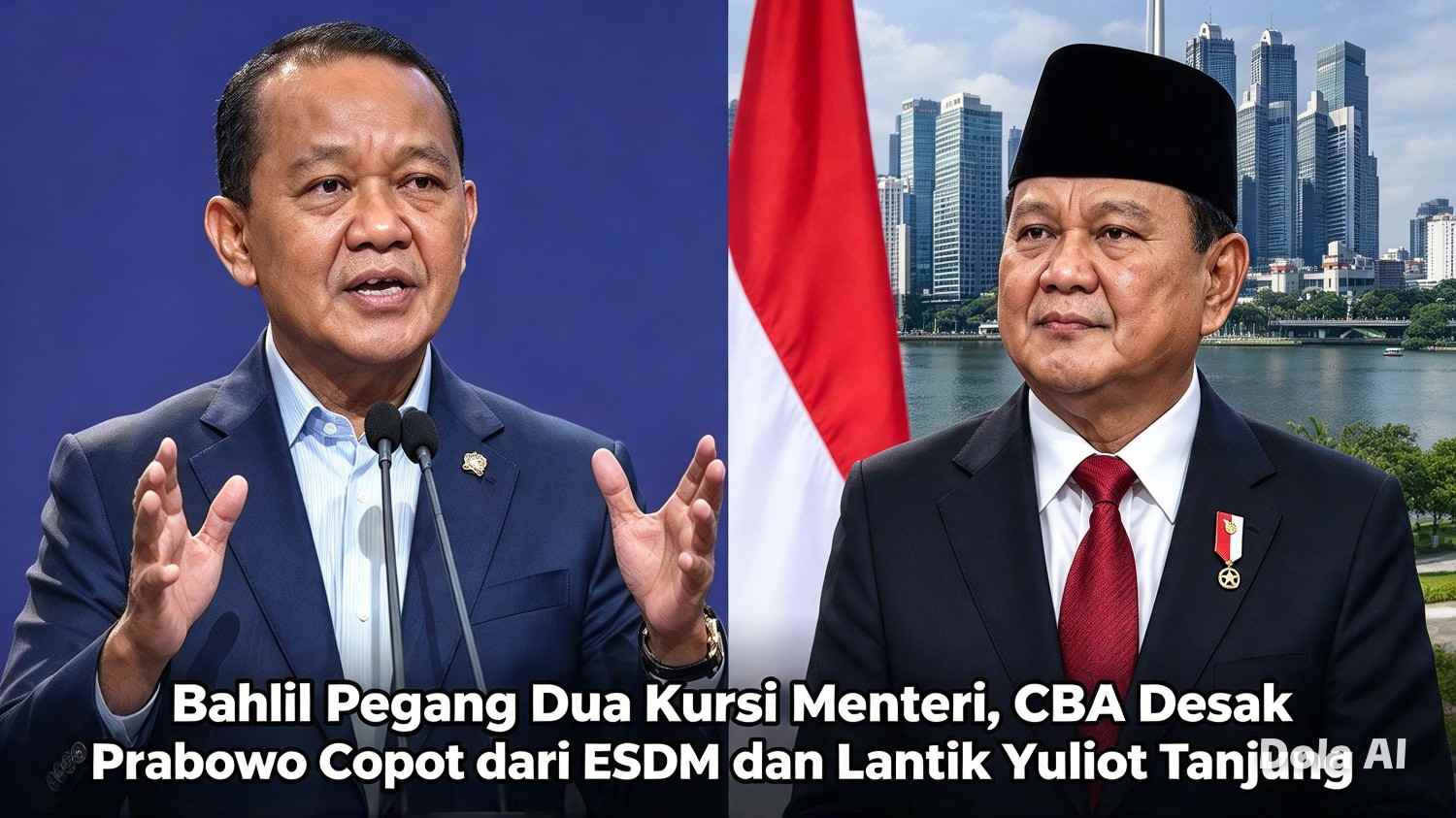 Bahlil Pegang Dua Kursi Menteri, CBA Desak Prabowo Copot dari ESDM dan Lantik Yuliot Tanjung