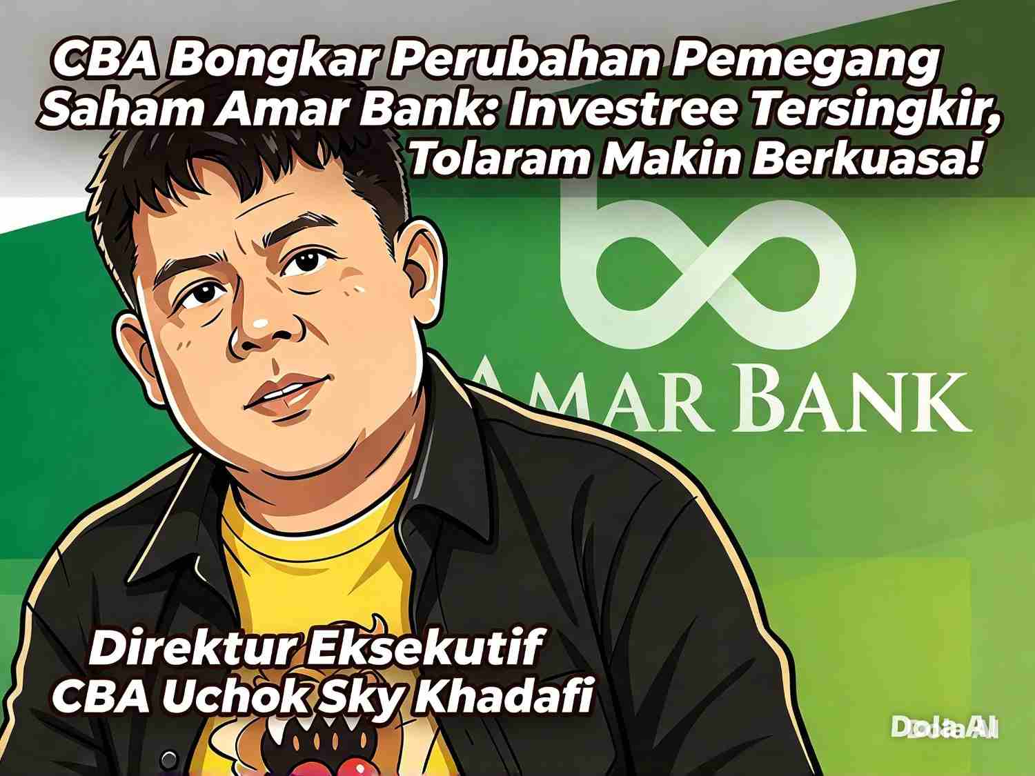 CBA Bongkar Perubahan Pemegang Saham Amar Bank: Investree Tersingkir, Tolaram Makin Berkuasa!