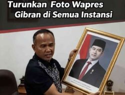 Muncul Gerakan Turunkan Foto Wapres Gibran di Semua Instansi