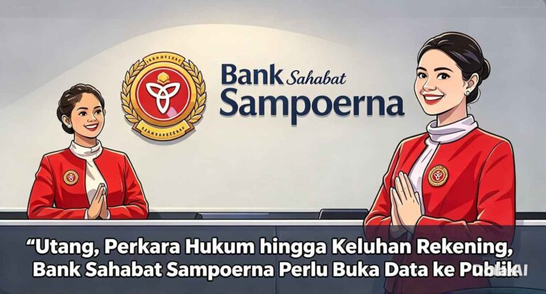 Utang, Perkara Hukum hingga Keluhan Rekening, Bank Sahabat Sampoerna Perlu Buka Data ke Publik