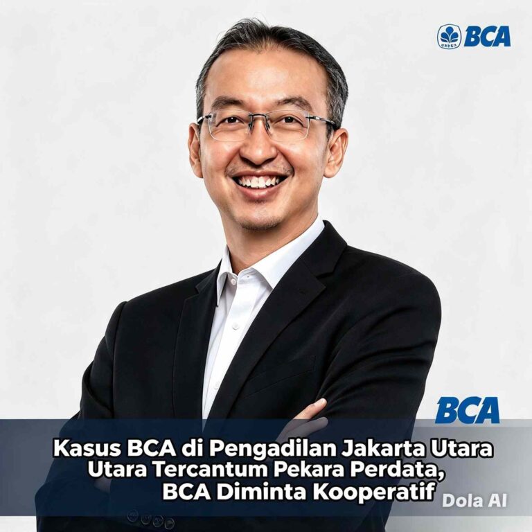 Kasus BCA di Pengadilan Jakarta Utara Tercantum Perkara Perdata, BCA Diminta Kooperatif