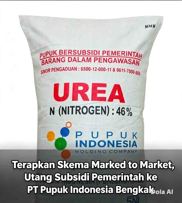Terapkan Skema Marked to Market, Utang Subsidi Pemerintah ke PT Pupuk Indonesia Bengkak