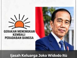 Ijasah Keluarga Joko Widodo Itu Terus Melahirkan Masalah Bangsa