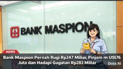 Bank Maspion Pernah Rugi Rp247 Miliar, Pinjam US$76 Juta dan Hadapi Gugatan Rp283 Miliar