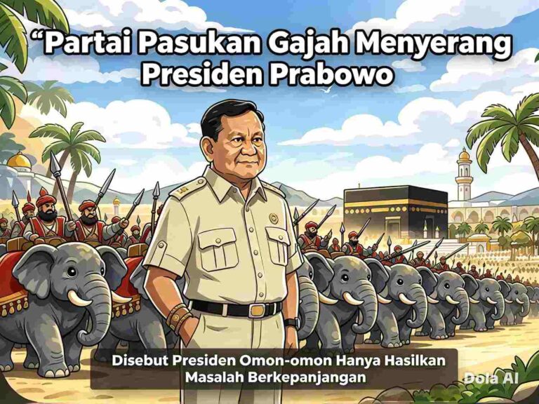 Partai Pasukan Gajah Menyerang Presiden Prabowo, Disebut Presiden Omon-omon Hanya Hasilkan Masalah Berkepanjangan