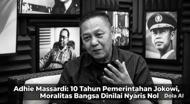 Adhie Massardi: 10 Tahun Pemerintahan Jokowi, Moralitas Bangsa Dinilai Nyaris Nol