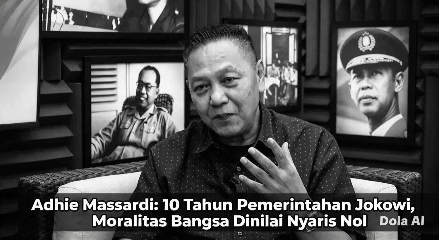 Adhie Massardi: 10 Tahun Pemerintahan Jokowi, Moralitas Bangsa Dinilai Nyaris Nol