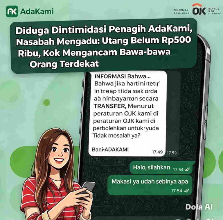 Diduga Diintimidasi Penagih AdaKami, Nasabah Mengadu: Utang Belum Rp500 Ribu, Kok Mengancam Bawa-bawa Orang Terdekat