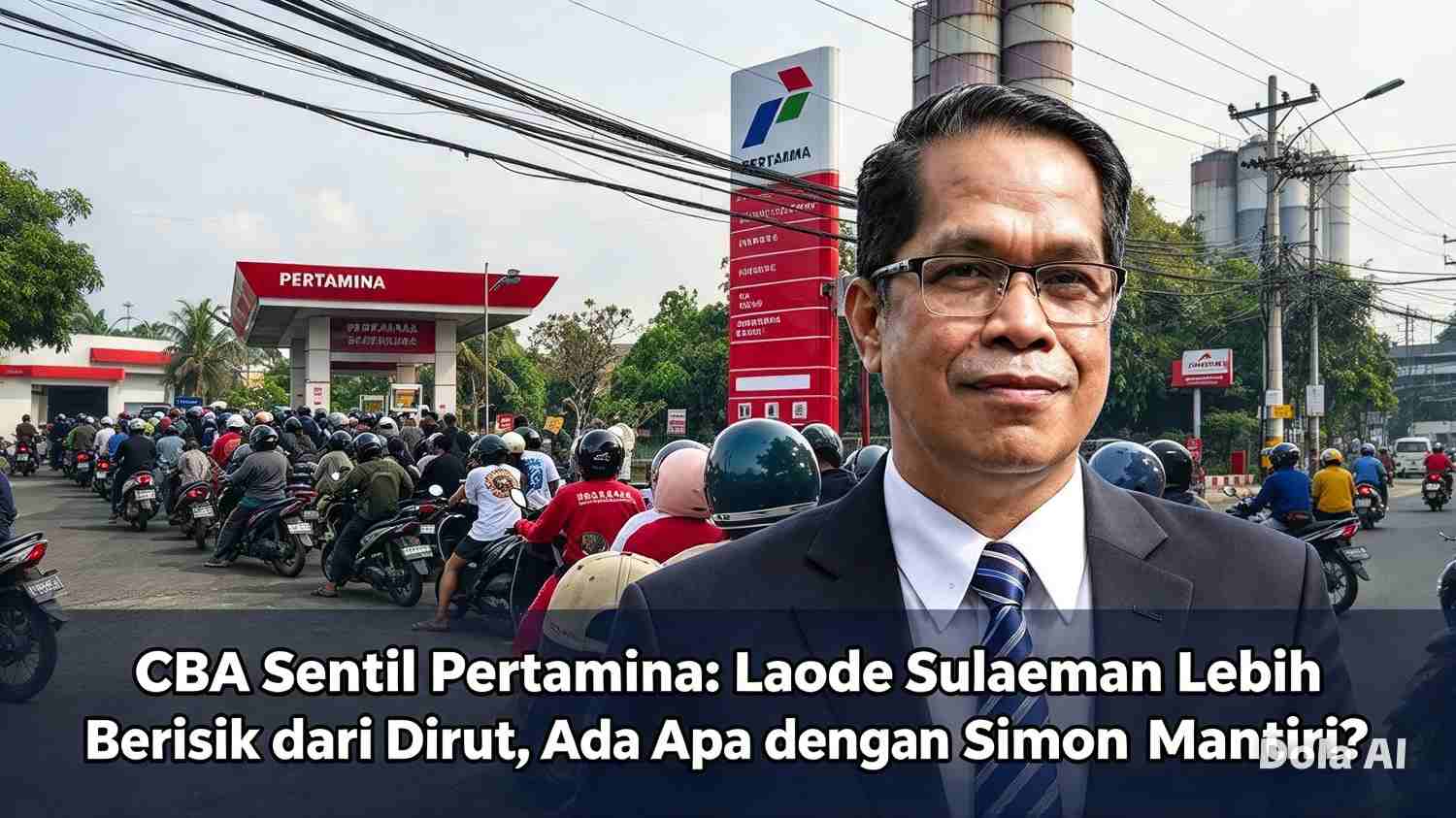 CBA Sentil Pertamina: Laode Sulaeman Lebih Berisik dari Dirut, Ada Apa dengan Simon Mantiri?