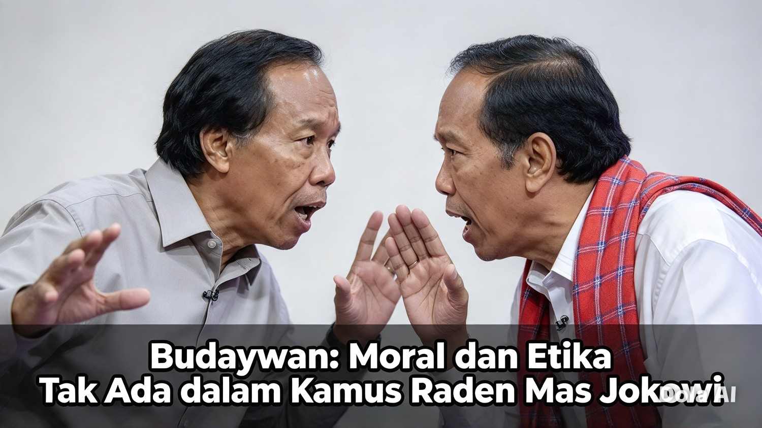 Budayawan: Moral dan Etika Tak Ada dalam Kamus Raden Mas Jokowi