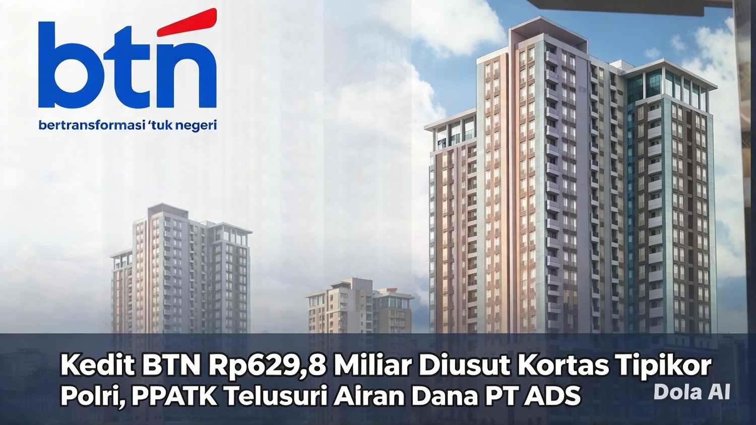Kredit BTN Rp629,8 Miliar Diusut Kortas Tipikor Polri, PPATK Telusuri Aliran Dana PT ADS