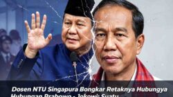 Dosen NTU Singapura Bongkar Retaknya Hubungan Prabowo-Jokowi: Suatu Saat Jokowi Akan Menyerang Terbuka