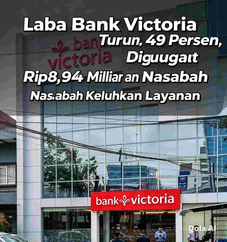 Laba Bank Victoria Turun 49 Persen, Digugat Rp8,94 Miliar dan Nasabah Keluhkan Layanan