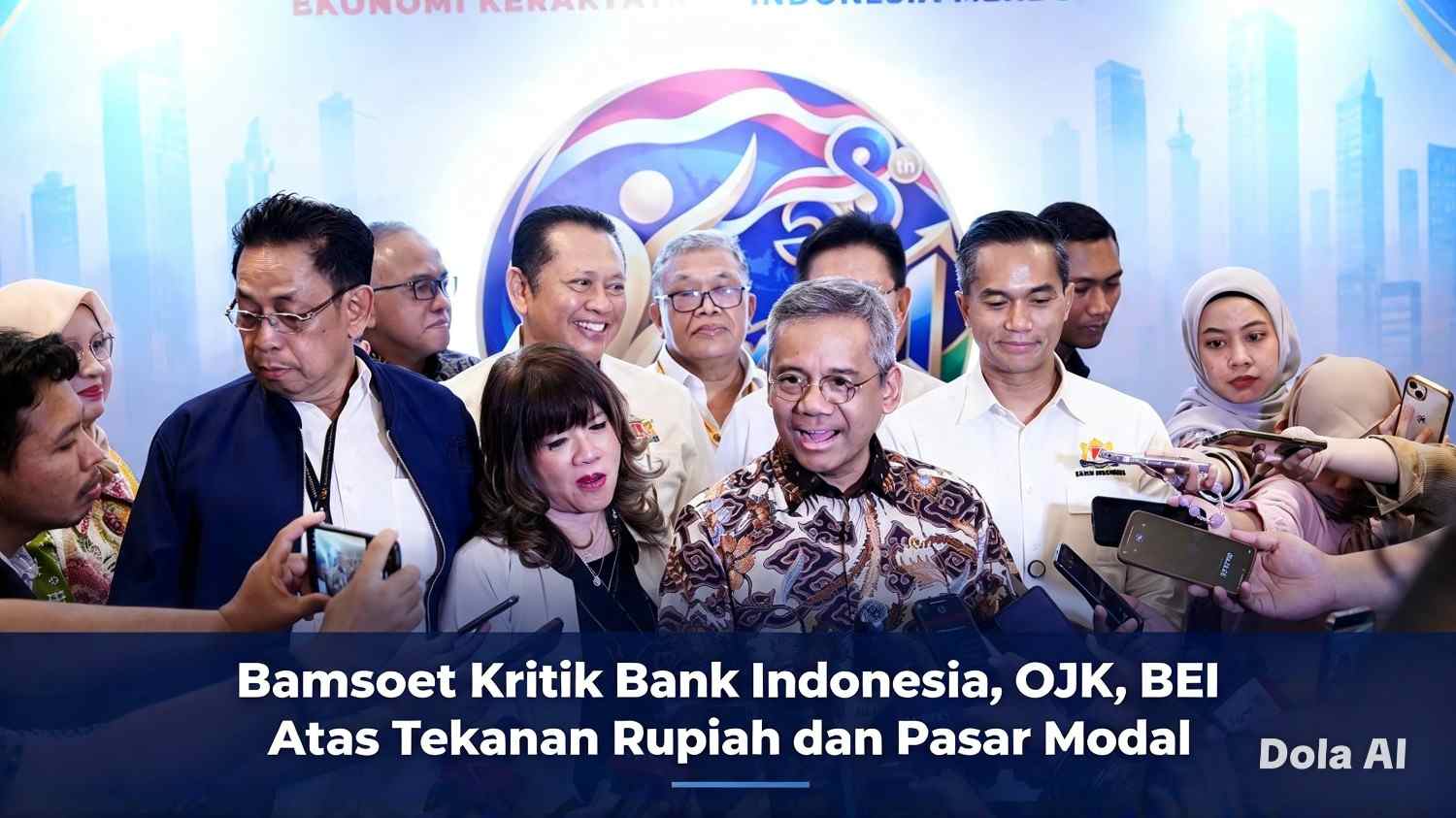Bamsoet Kritik Bank Indonesia, OJK, BEI Atas Tekanan Rupiah dan Pasar Modal
