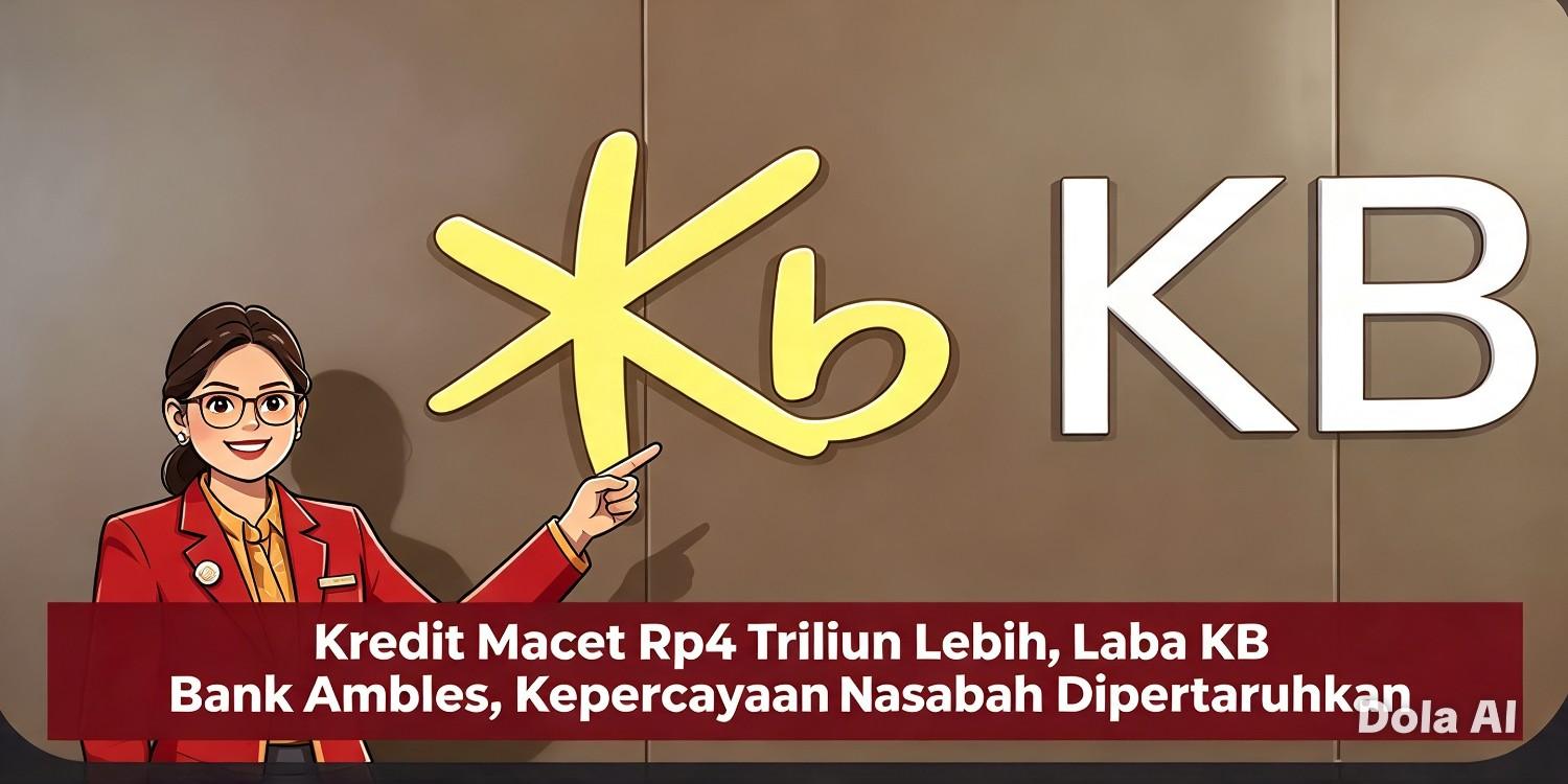 Kredit Macet Rp4 Triliun Lebih, Laba KB Bank Ambles, Kepercayaan Nasabah Dipertaruhkan
