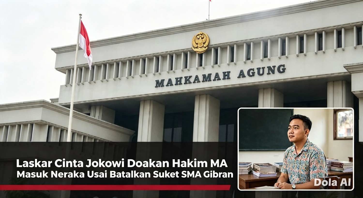 Laskar Cinta Jokowi Doakan Hakim MA Masuk Neraka Usai Batalkan Suket SMA Gibran