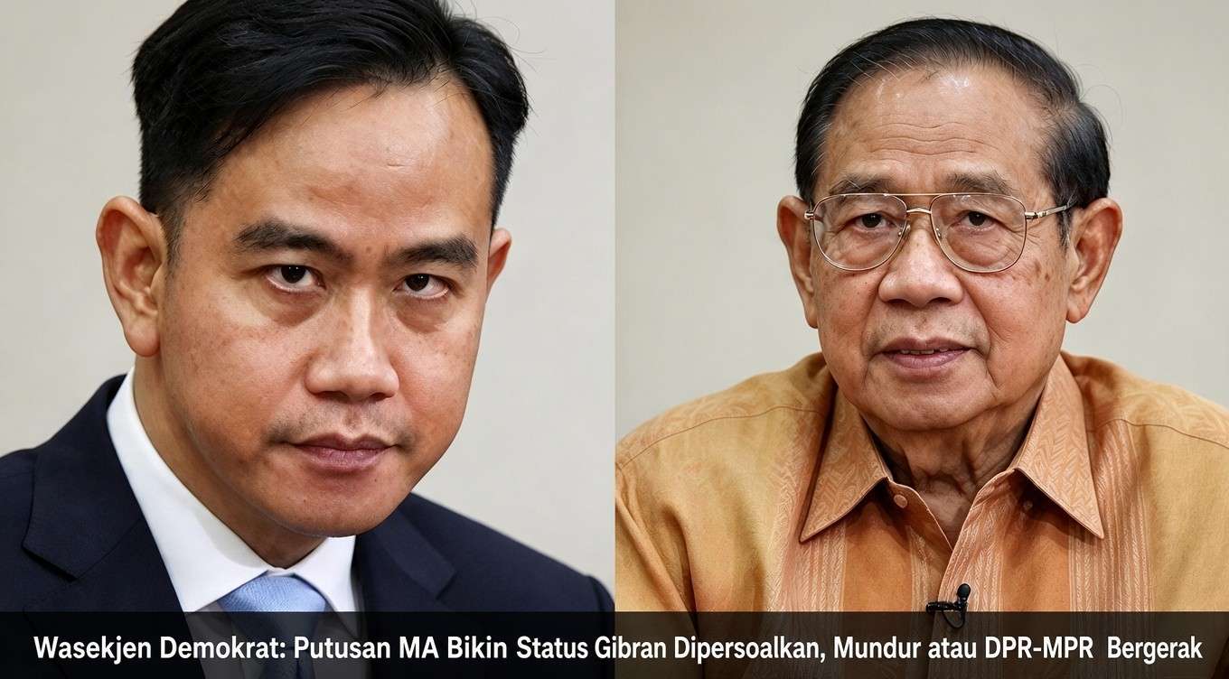 Wasekjen Demokrat: Putusan MA Bikin Status Gibran Dipersoalkan, Mundur atau DPR-MPR Bergerak