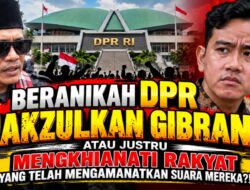 DPR di Persimpangan Gibran, FORMASI: Jangan Khianati Amanat Rakyat!