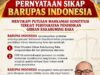 BARUPAS Indonesia Desak Gibran Mundur, DPR Diminta Buka Jalan Pemakzulan Usai Putusan MK