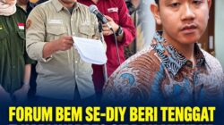 Forum BEM Se - DIY Desak Gibran Mundur, Beri Tengat 7 x 24 Jam