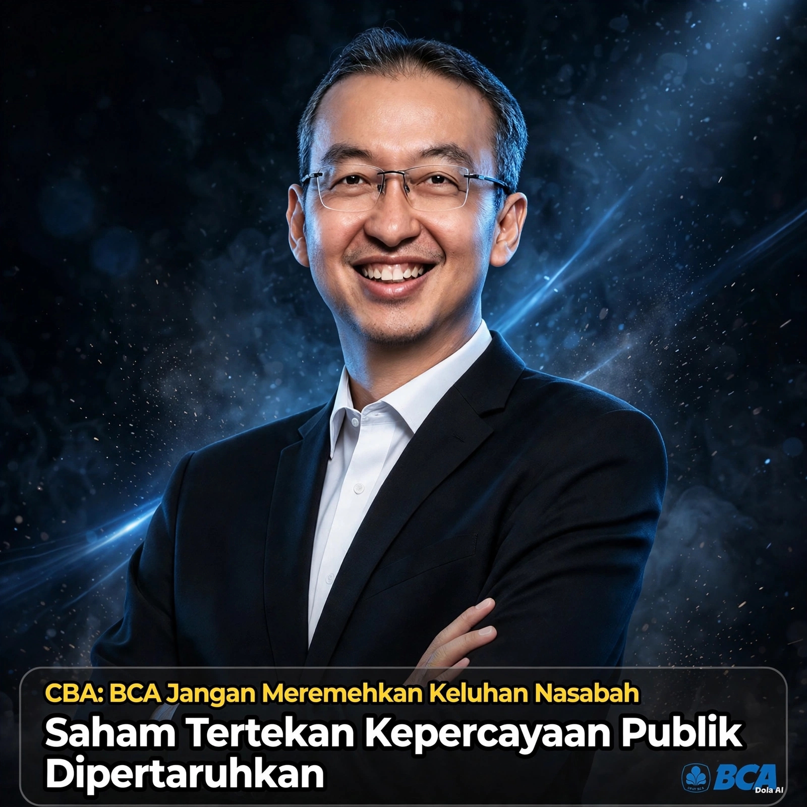CBA: BCA Jangan Meremehkan Keluhan Nasabah, Saham Tertekan Kepercayaan Publik Dipertaruhkan