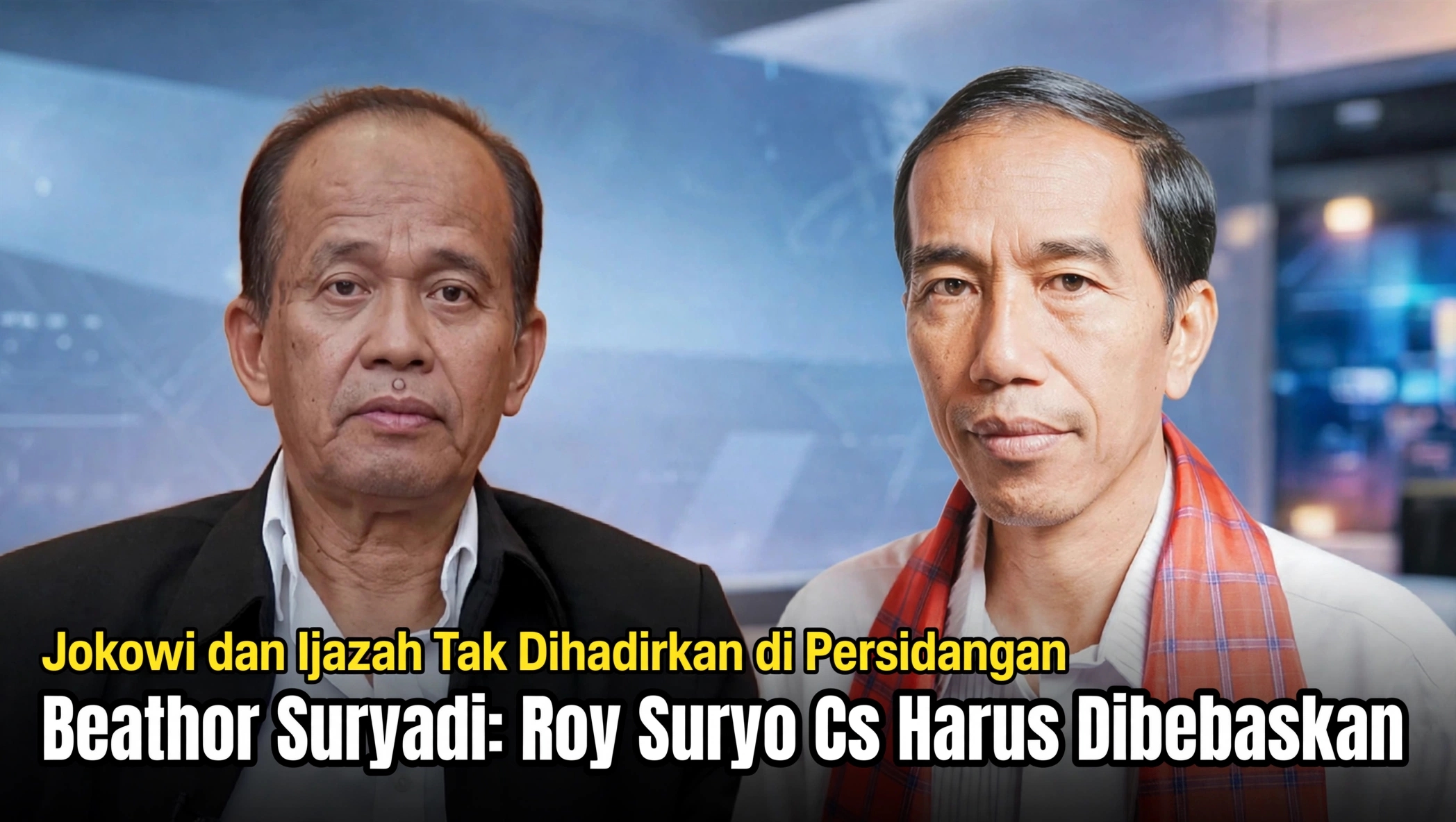 Jokowi dan Ijazah Tak Dihadirkan di Persidangan, Beathor Suryadi: Roy Suryo Cs Harus Dibebaskan