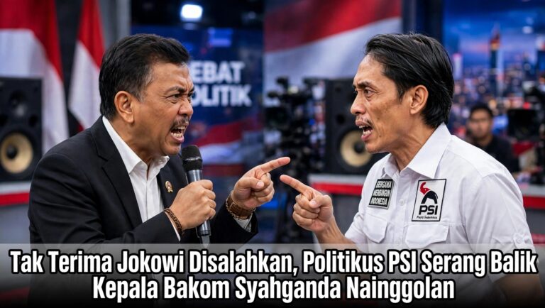 Tak Terima Jokowi Disalahkan, Politikus PSI Serang Balik Kepala Bakom Syahganda Nainggolan