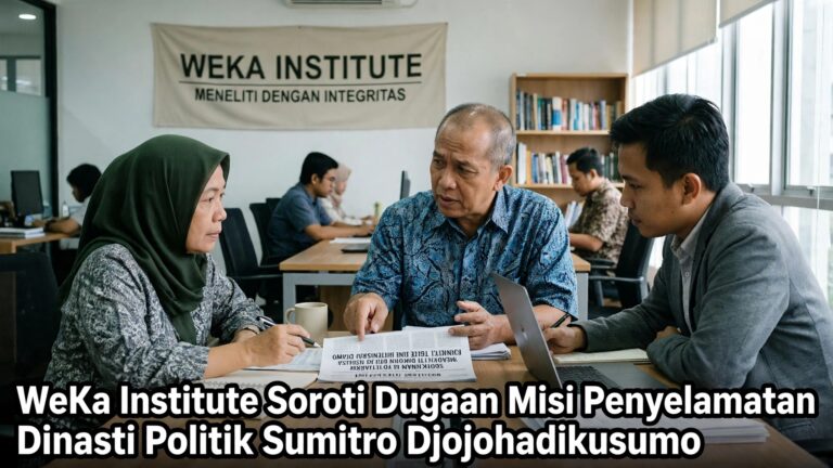 WeKa institute Soroti Dugaan Misi Penyelamatan Dinasti Politik Sumitro Djojohadikusumo