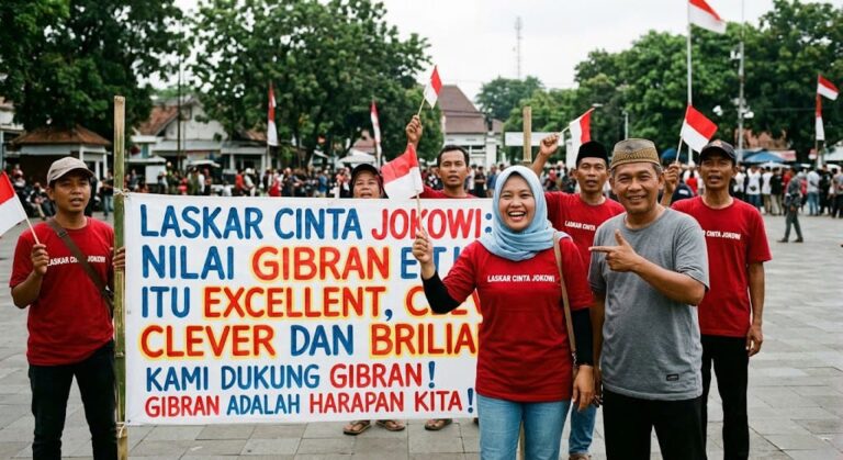 Laskar Cinta Jokowi: Nilai Gibran E Itu Excellent, C Clever dan B Briliant 