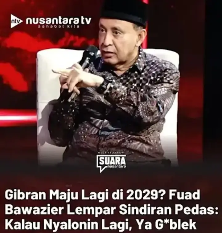 Politikus senior Partai Gerindra, Fuad Bawazier