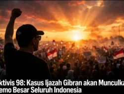 Aktivis 98: Kasus Ijazah Gibran akan Munculkan Demo Besar Seluruh Indonesia 
