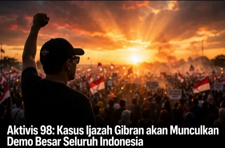 Aktivis 98: Kasus Ijazah Gibran akan Munculkan Demo Besar Seluruh Indonesia 